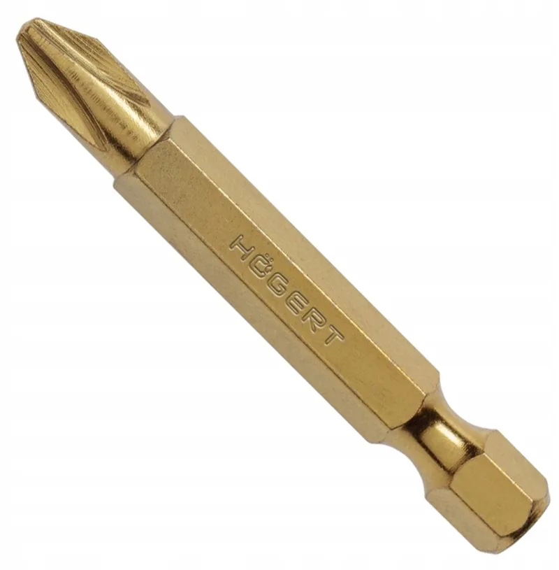 PH2 Schroefbits 50mm Titanium Nitride Coating 2 Stuks de Högert – image du produit