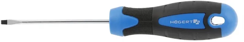 Platte schroevendraaier HOGERT 3x100 mm, S2 staal, magnetische punt by Högert, Blue – product image