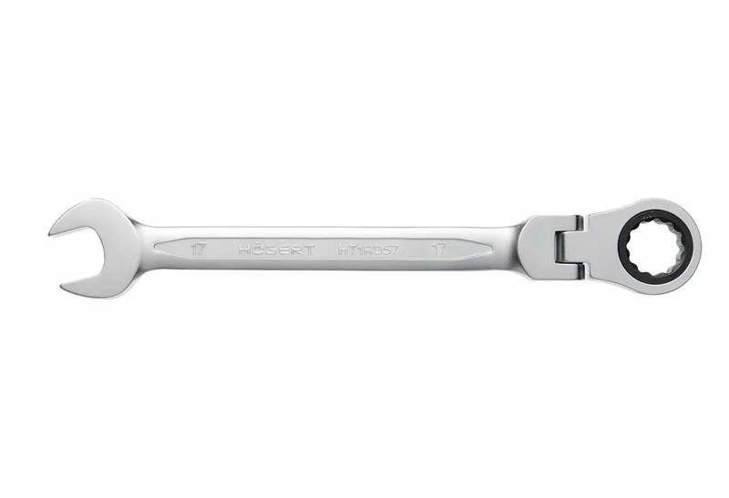 Clé à cliquet à fourche en acier avec articulation, 18 mm de Högert – image du produit
