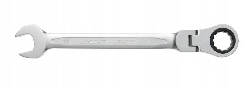Ringsleutel met Ratel en Scharnier, 13 mm, CrV Staal by Högert – product image