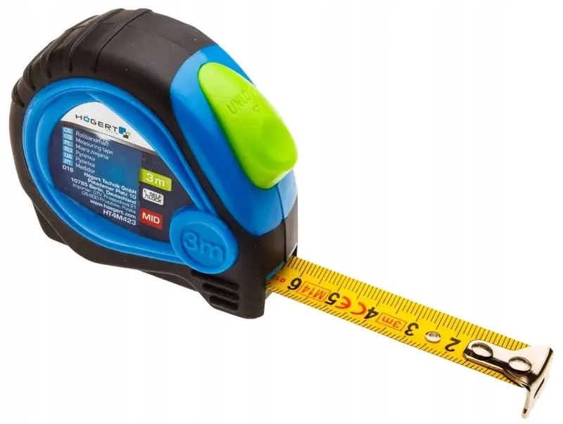 Rolmaat 3m x 16mm MID Gecertificeerd von Högert – Produktbild
