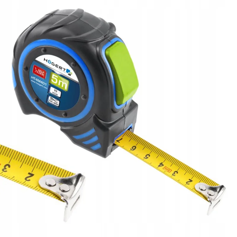 Rolmaat 5m x 19mm met Magneet en Autostop by Högert – product image