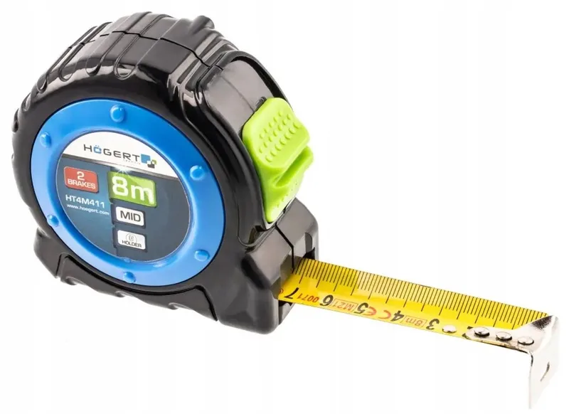 Rolmaat 8m 25mm Staal - Precisie en Duurzaamheid by Högert – product image