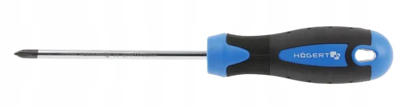 Schroevendraaier PH0, 75mm, S2 Staal de Högert, Bleu – image du produit