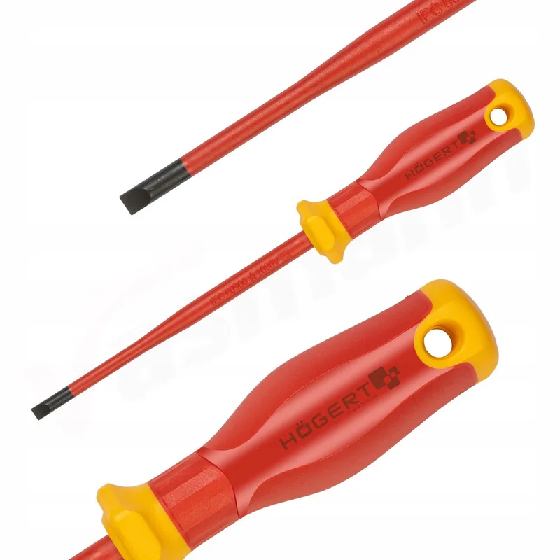 schroevendraaier plaat 5,5x125mm, 1000V, magnetische punt van Högert – productafbeelding
