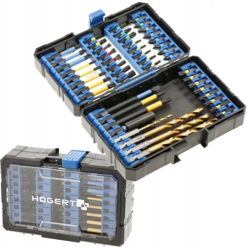 Slagmoer Bit & Metaalboorset 56 Delig by Högert – product image