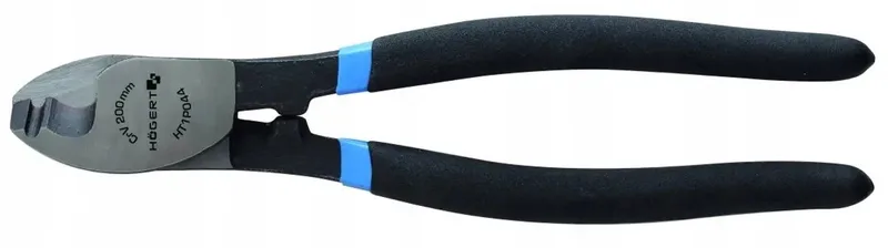 pince à câble en acier pour câbles à un ou plusieurs conducteurs, 200 mm de Högert, Bleu – image du produit