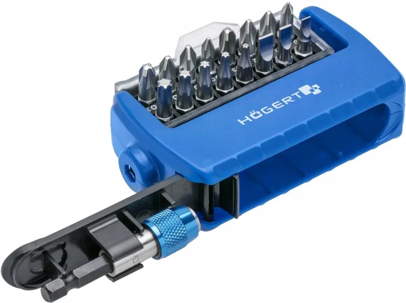 Technik Bitset 17-delig PH PZ Torx met Magnetische Houder by Högert – product image
