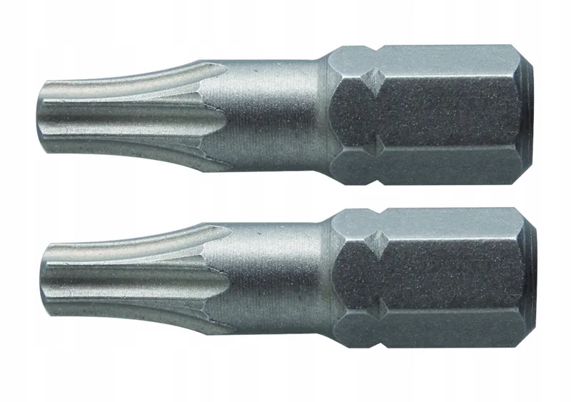 Torx TX Bits 25 mm aus Stahl, T25 - 2 Stück von Högert – Produktbild