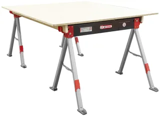 AB1085PRO Arbeitsbock höhenverstellbar, klappbar 590 kg (B x T) 1085 mm x 632 mm 9.3 kg 1 St. von Holzmann – Produktbild 2 von 2