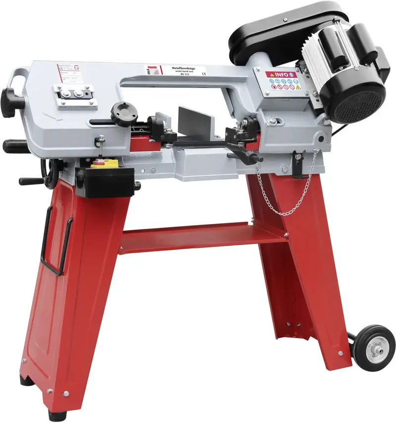 Metallbandsäge BS115 230 V 550 W Sägeblatt-Länge 1638 mm von Holzmann – Produktbild