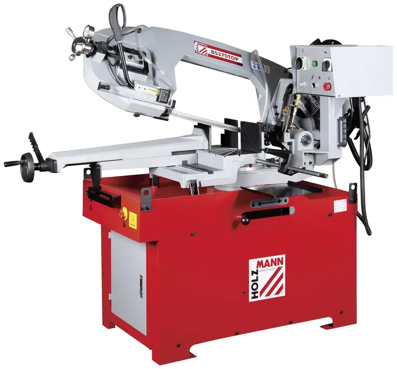 Metallbandsäge BS370TOP_400V 400 V 1100 W Sägeblatt-Länge 3160 mm by Holzmann – product image