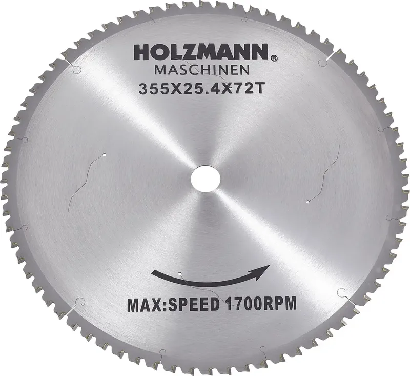 MKS355SB MKS355SB Hartmetall Kreissägeblatt 355 x 25.4 mm Zähneanzahl: 72 1 St. van Holzmann – productafbeelding