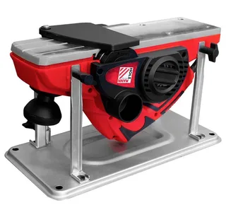 Schaafmachine 1200W | extra breed 110mm | 0-3mm | V-Groef | Omkeerbare messen | Inclusief parallelgeleider & opvangzak by Holzmann – product image 2 of 3