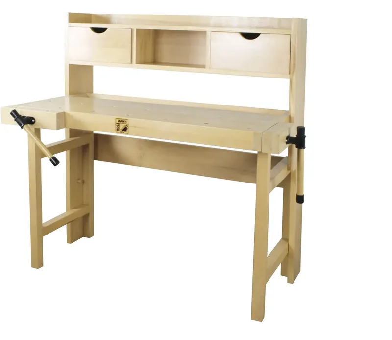 WB123A Werkbank Grundmodul (B x H x T) 1200 x 770 x 1230 mm Braun von Holzmann – Produktbild