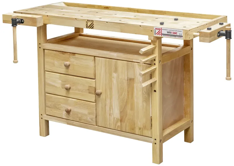 WB138C Hobelbank (B x H x T) 1380 x 840 x 620 mm fra Holzmann – produktbillede 1 af 2
