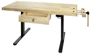 Maschinen WB150ELIFT_230V Établi de menuisier (l x H x P) 1365 x 1220 x 500 mm de Holzmann – image du produit 2 sur 2