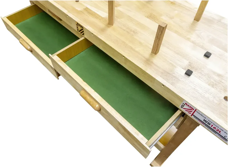 WB162L Hobelbank (B x H x T) 1625 x 860 x 510 mm de Holzmann – image du produit 2 sur 2