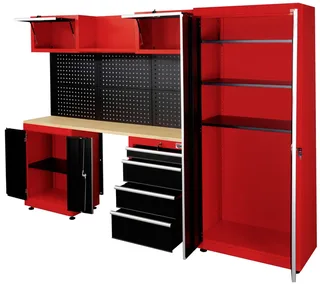 WESS13 Werkbank (B x H x T) 2592 x 1830 x 458 mm de Holzmann – image du produit 2 sur 2