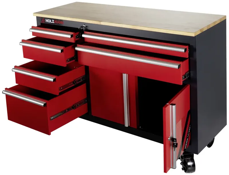 WEWA1216SET Werkbank (B x H x T) 1518 x 990 x 604 mm fra Holzmann – produktbillede 2 af 2