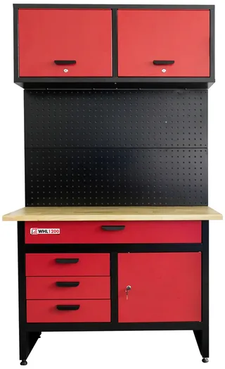 WHL1200 Werkbank (B x H x T) 1200 x 2060 x 600 mm von Holzmann – Produktbild 2 von 2