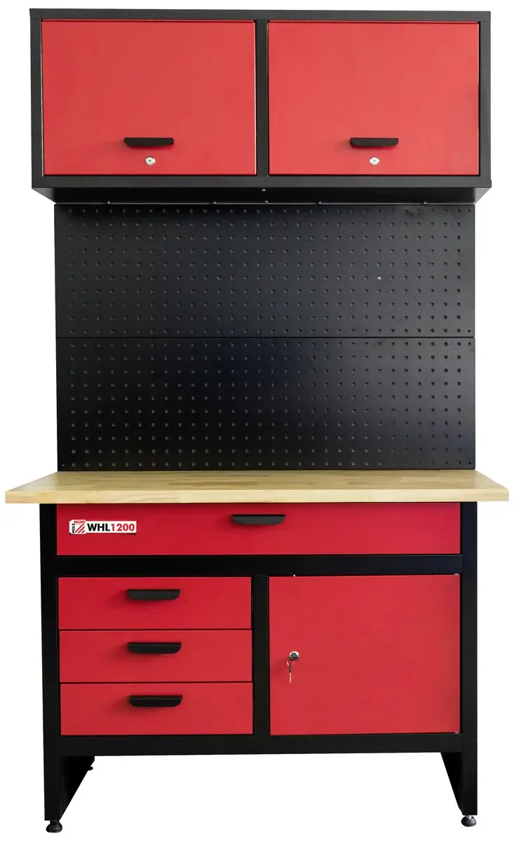 WHL1200 Werkbank (B x H x T) 1200 x 2060 x 600 mm von Holzmann – Produktbild 2 von 2
