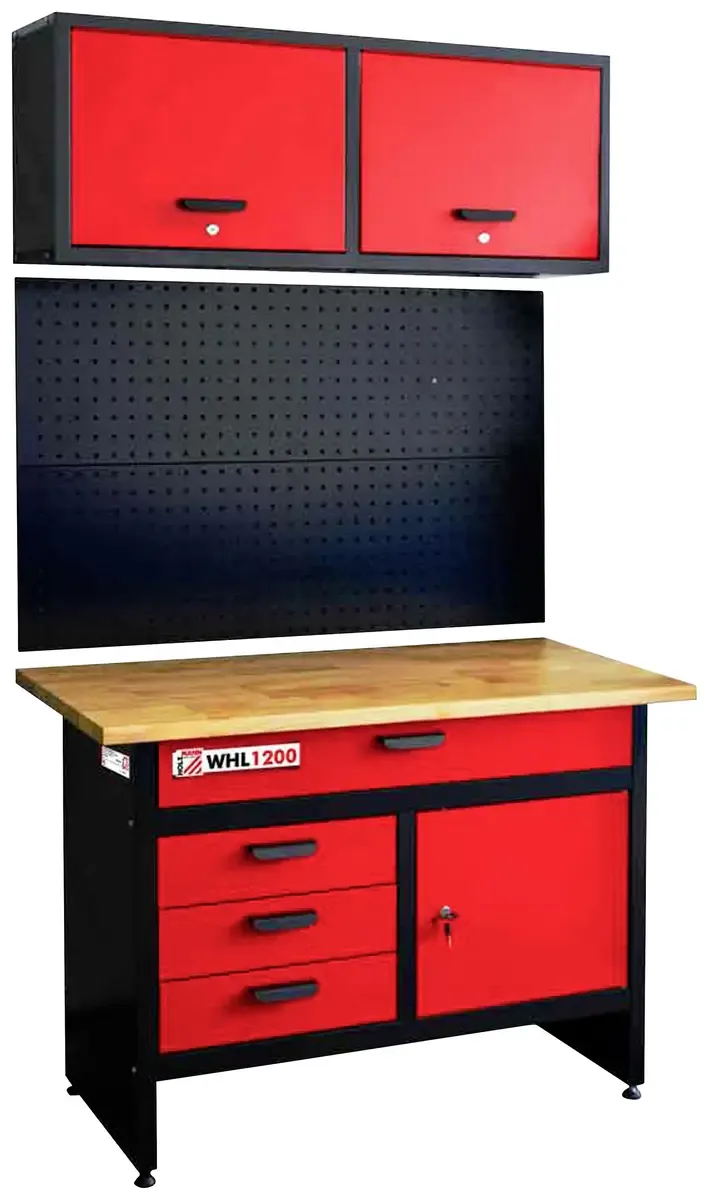 WHL1200 Werkbank (B x H x T) 1200 x 2060 x 600 mm von Holzmann – Produktbild 1 von 2