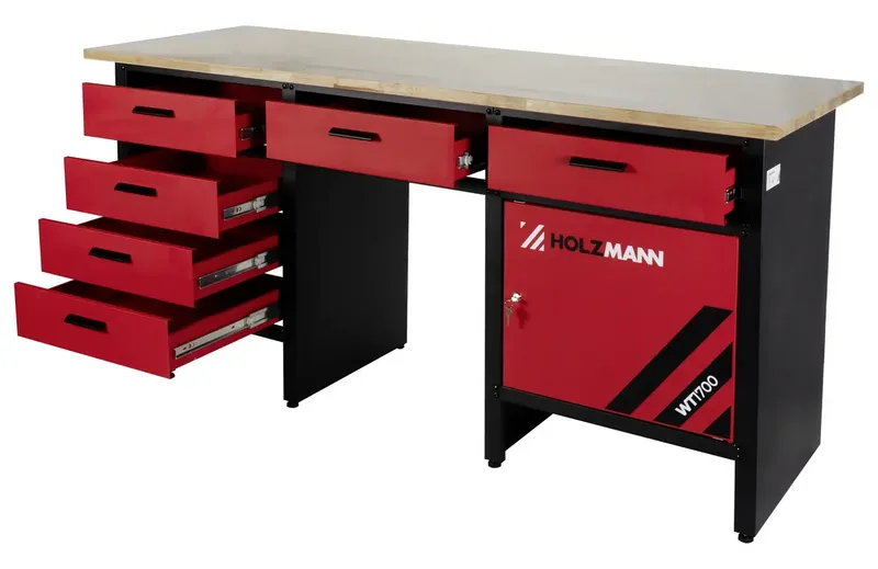 WT1700 Werkbank (B x H x T) 1700 x 815 x 600 mm von Holzmann – Produktbild 2 von 2