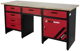 WT1700 Werkbank (B x H x T) 1700 x 815 x 600 mm von Holzmann – Produktbild 1 von 2