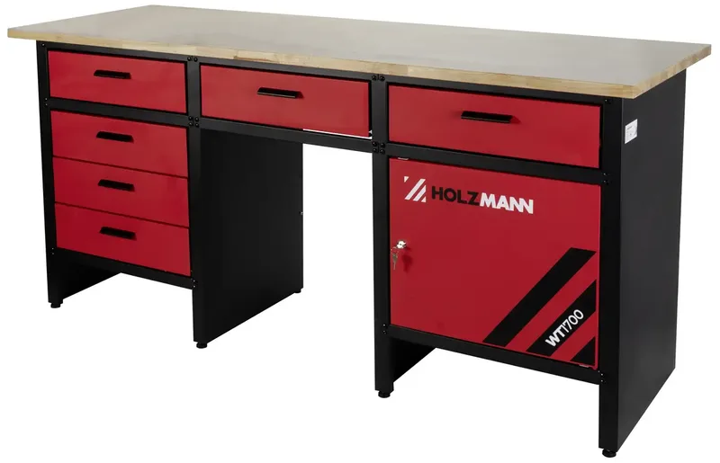 WT1700 Werkbank (B x H x T) 1700 x 815 x 600 mm von Holzmann – Produktbild 1 von 2