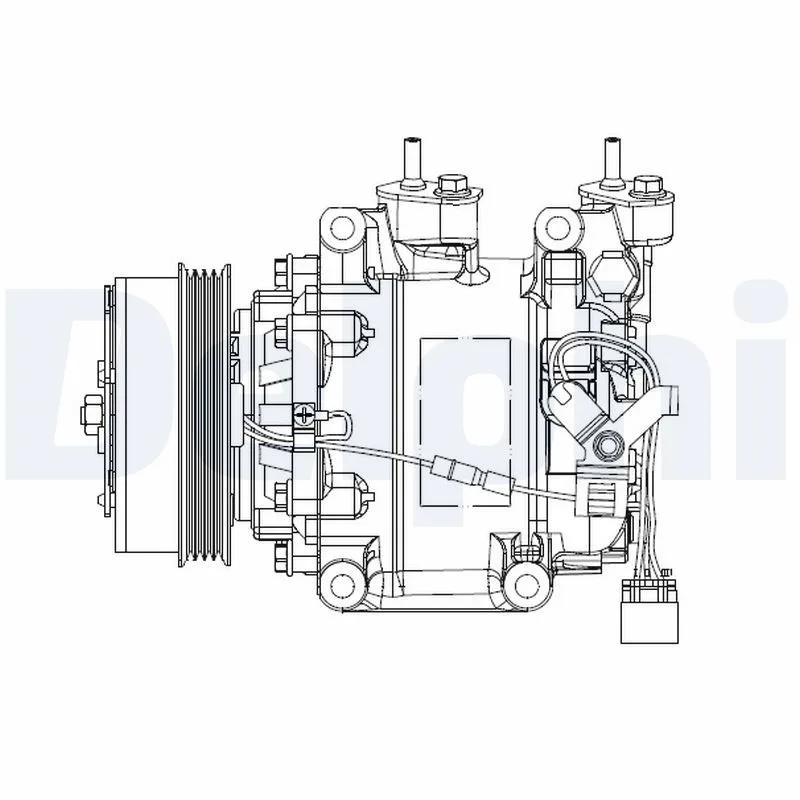 Compressor, airconditioning CS20515 van Honda – productafbeelding