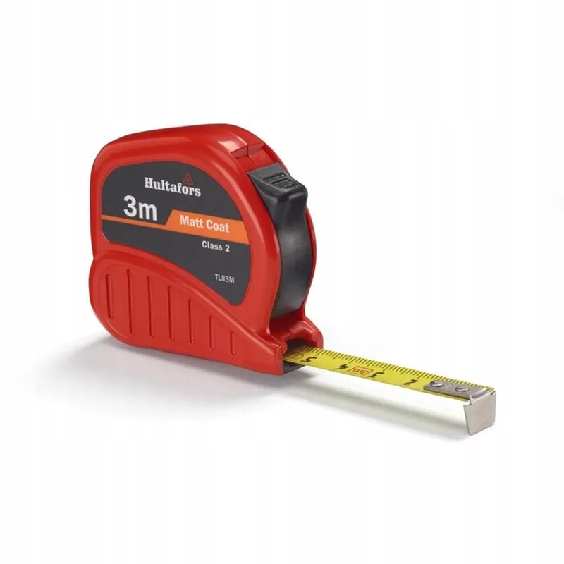 Rolmaat 3m - Robuust & Nauwkeurig van Hultafors, Rood – productafbeelding