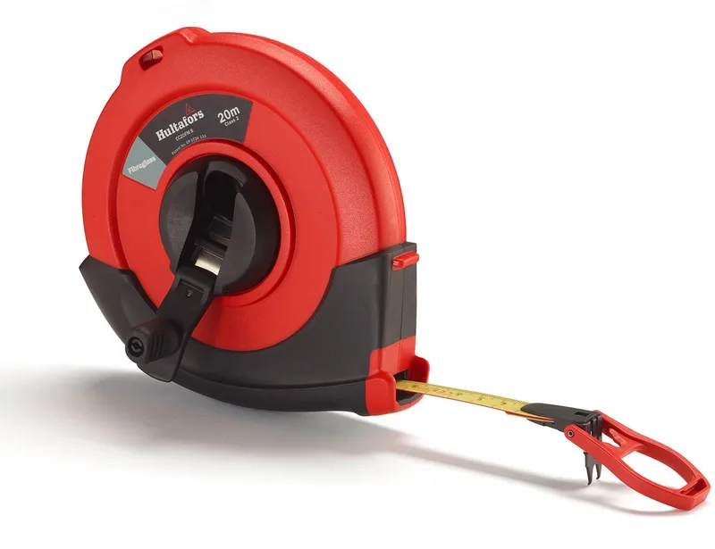 Rolmaat / Rolbandmaat glasvezel CC F CC20FM 20 meter landmeter by Hultafors, Neutraal – product image