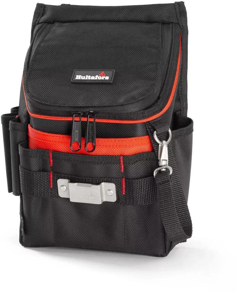 Utility Gereedschapstas met rits - Ziptop Utility Pouch - Voor aan je riem! van Hultafors, Zwart – productafbeelding