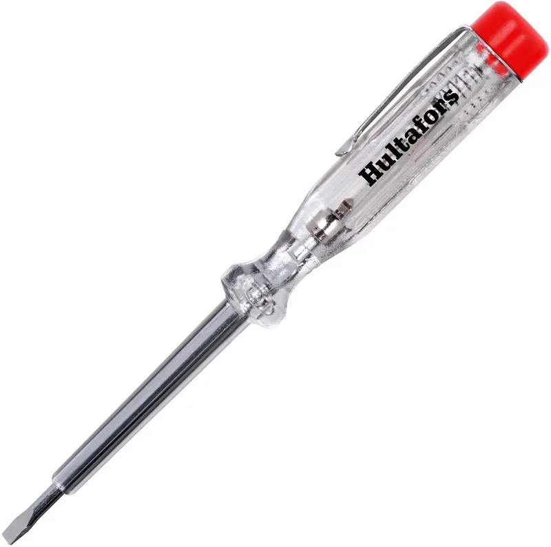 VDE Spanningszoeker HVT 3x65 - SL 0,5x3,0 mm x 65 mm Mini Sleuf Schroevendraaier von Hultafors, Weiß – Produktbild