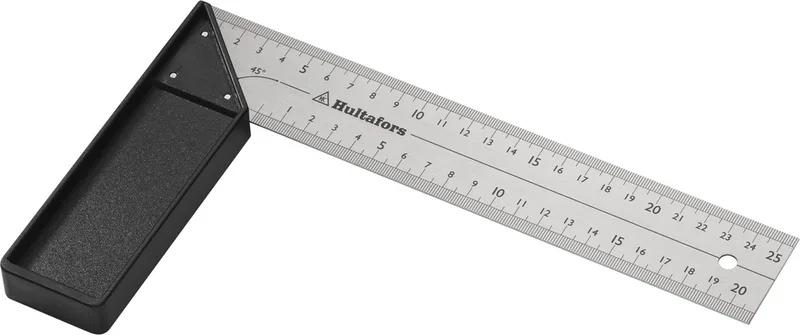winkelhaak ABS/RVS V 25 Semi-Pro 250 mm (310103) de Hultafors, Blanc – image du produit
