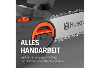 Accu-kettingzaag Aspire C15X-P4A, batterij aangedreven, lithium-ionen, 18V, hoge snijsnelheid (incl. accu en oplader) van Husqvarna – productafbeelding 2 van 4