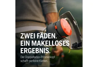 Akku-Rasentrimmer Aspire T28-P4A, Elektrischer Rasenkantenschneider mit Faden, Freischneider von Husqvarna, Grau – Produktbild 2 von 3