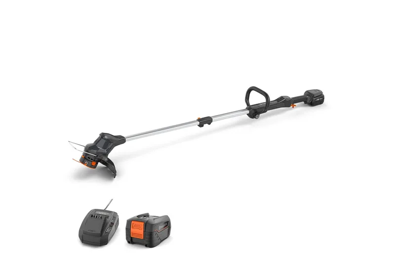 Akku-Rasentrimmer Aspire T28-P4A, Elektrischer Rasenkantenschneider mit Faden, Freischneider von Husqvarna, Grau – Produktbild 1 von 3