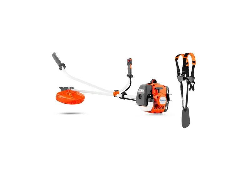 Benzin-Motorsense 122R, 2-Takt Freischneider, 43 cm Schnittbreite, Tap 'n Go Kopf de Husqvarna, Orange – image du produit 1 sur 5