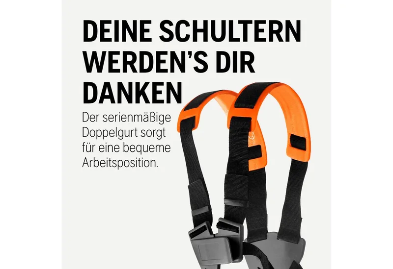 Benzin-Motorsense 122R, 2-Takt Freischneider, 43 cm Schnittbreite, Tap 'n Go Kopf de Husqvarna, Orange – image du produit 5 sur 5
