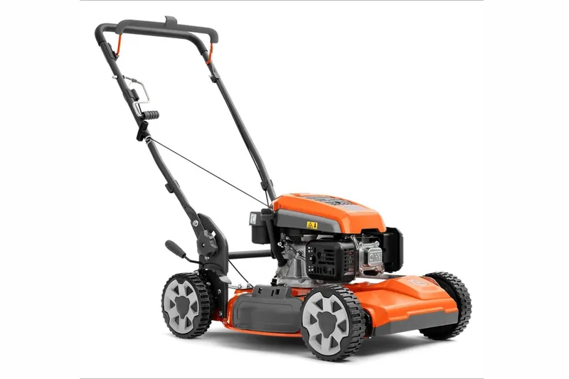 Benzinrasenmäher LB251S, 51cm Schnittbreite, 2,7 kW Motor, Radantrieb, Mulchfunktion de Husqvarna, Orange – image du produit