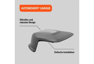 Maairobot Garage Automower geschikt voor Aspire R4 grasmaaierrobot, ideale zon- en regenschutz, overkapping de Husqvarna – image du produit 3 sur 5