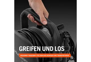 PW 130 hogedrukreiniger - 130 bar, 465 l/u debiet, metalen pomp, 6 m slang, schuimsproeier en sproeikoppen - Compacte elektrische hogedrukreiniger voor auto's, terrassen en buitenoppervlakken van Husqvarna – productafbeelding 4 van 5