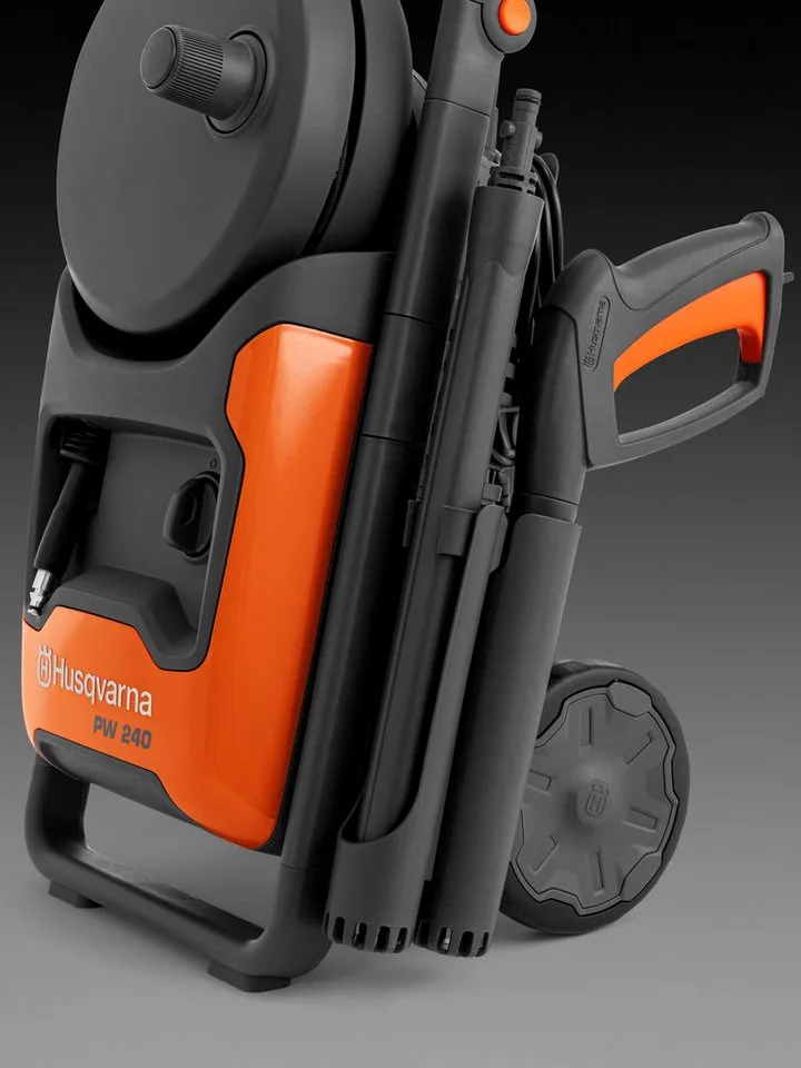 PW 240 Hogedrukreiniger - 140 bar, 465 l/u, 8m UltraFlex Slang, Metalen Pomp, Verstelbare Nozzle & Schuimsproeier von Husqvarna – Produktbild 3 von 5