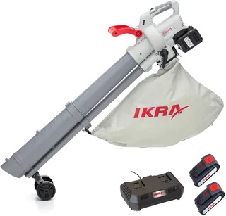 accu 3-in-1 bladblazer/-zuiger/-versnipperaar IALS 2-20 met 2 accu’s & dubbele snellader by IKRA – product image 1 of 5