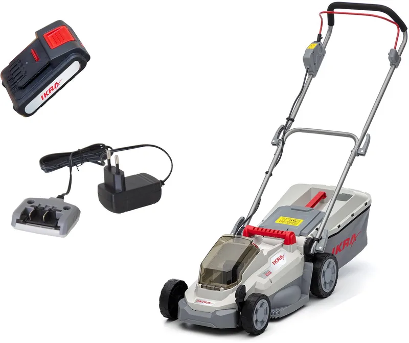 accu-grasmaaier ICM 2033 met mulch-functie, inclusief 20 V accu en oplader de IKRA – image du produit