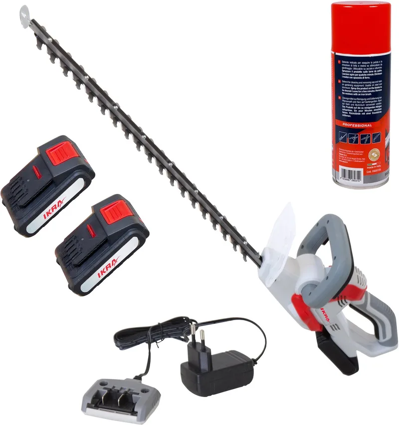 accu-heggenschaar IAHS 20-1, incl. twee 20 V accus, oplader en onderhoudsspray, snijlengte 54 cm de IKRA – image du produit