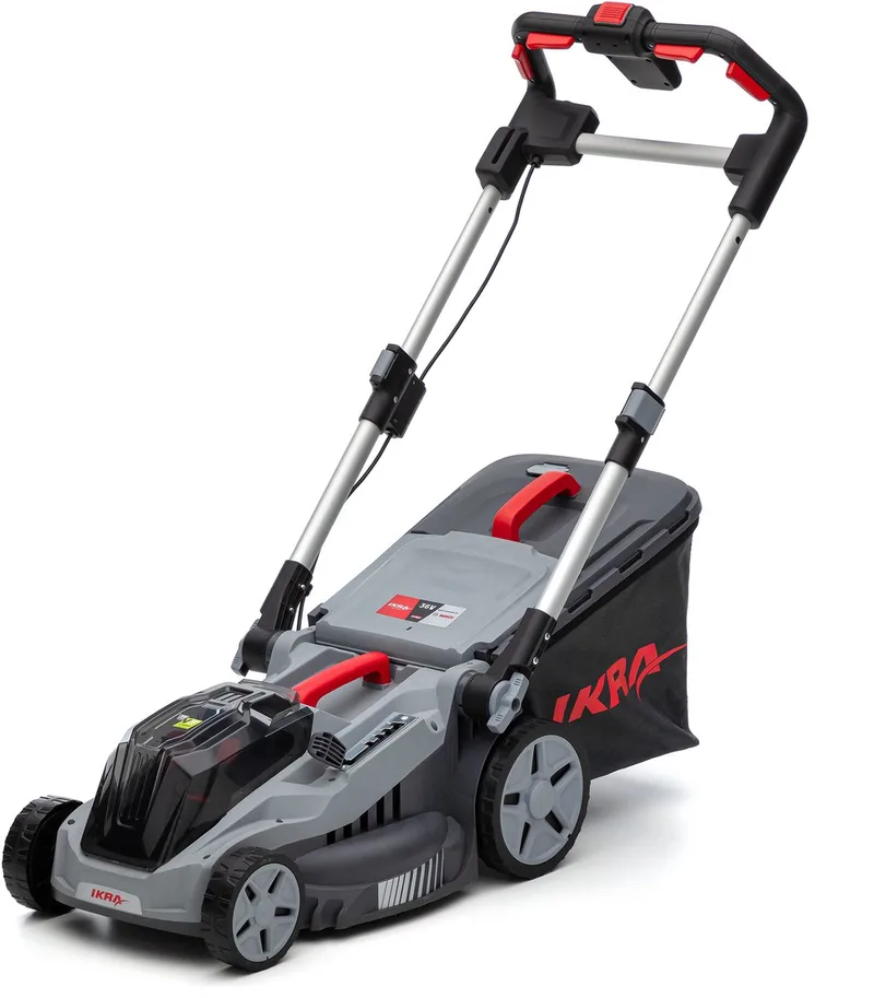 Bosch 36 V 3-in-1 accu-grasmaaier IB-LM 38 met mulchfunctie, voor gazons tot circa 400 m² – exclusief accu en oplader de IKRA – image du produit