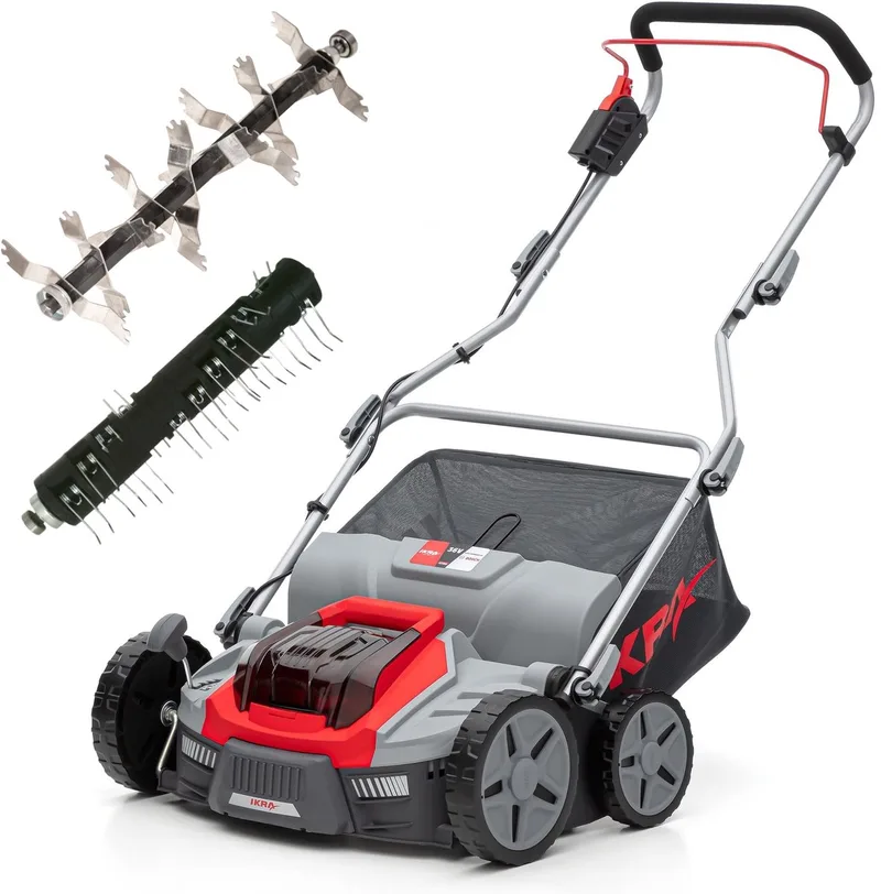 Bosch 36 V 3-in-1 accu-verticuteermachine en gazonbeluchter IB-SR 36, inclusief twee rollen – exclusief accu en oplader de IKRA – image du produit
